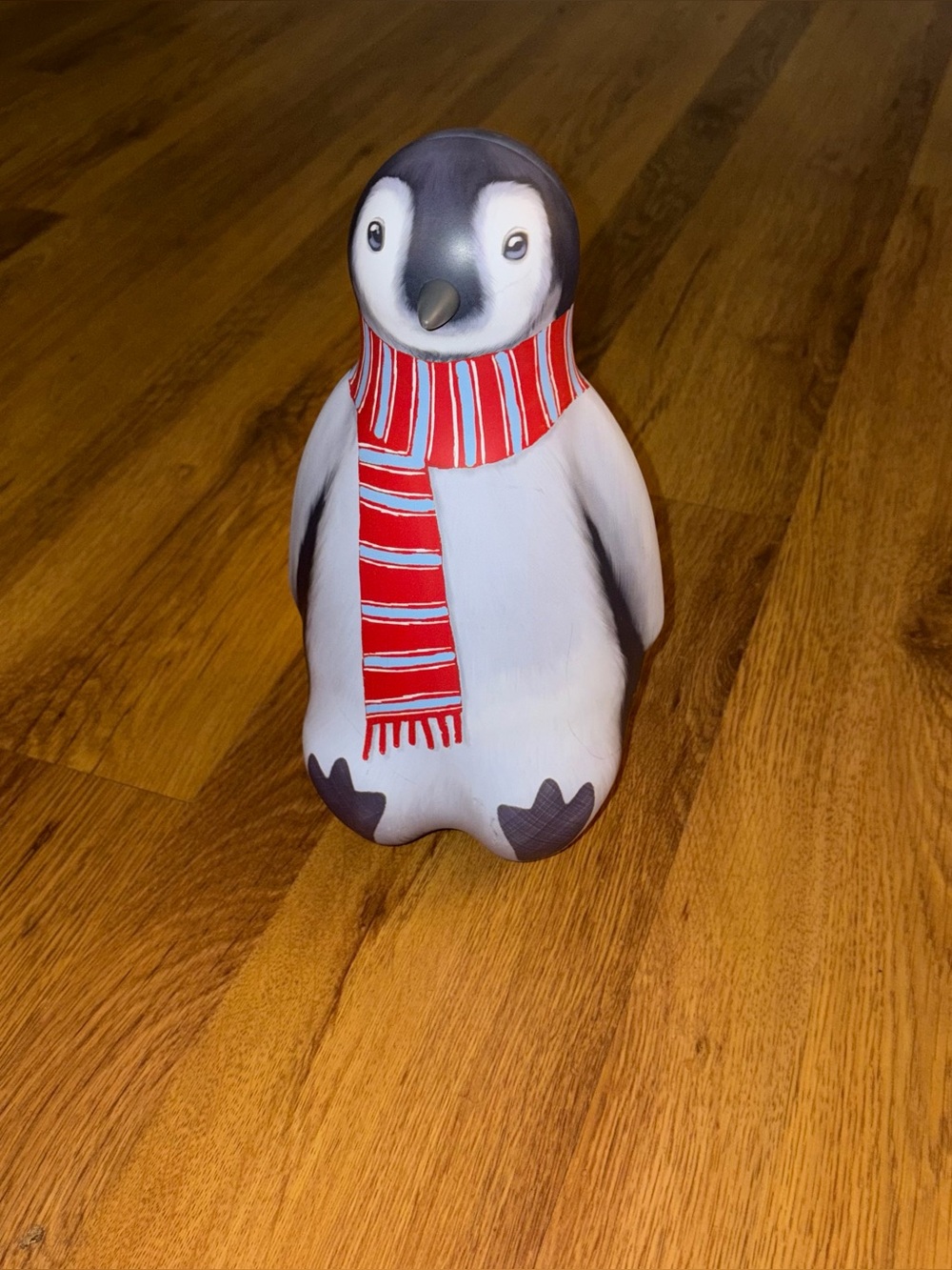 Decorative Penguin Figurine with Red Scarf - Charming Home Accent
